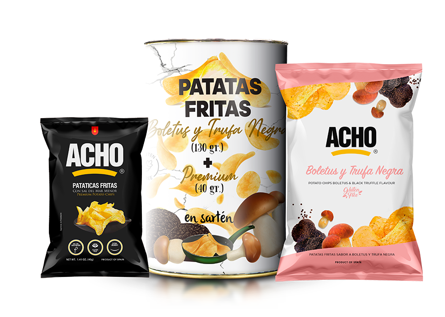 1005 Patatas boletus y trufa de 130 gramos y patata Premiún de 40 gramos Modificar